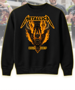 Metallica M72 Tour Buffalo NY August 11 2025 Flaming Bison T-Shirt / Hoodie / Sweatshirt