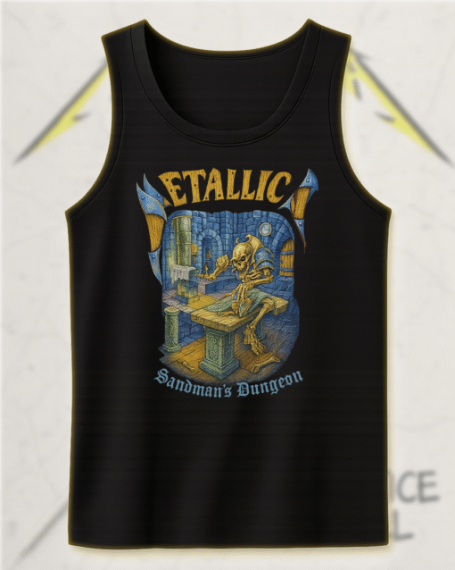 Metallica Sandman’s Dungeon 90s Vintage Single Stitch T-Shirt, Hoodie, Sweatshirt, Long Sleeve, Tank Top