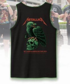 Metallica M72 North American Tour 2025 Double-Sided T-Shirt, Hoodie, Long Sleeve, Sweatshirt, Tank Top – Skull & Eagle Design