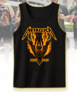Metallica M72 Tour Buffalo NY August 11 2025 Flaming Bison T-Shirt / Hoodie / Long Sleeve / Sweatshirt / Tank Top