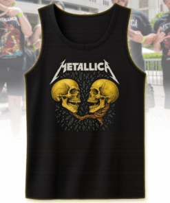 Metallica Sad But True Men Dual Skull T-Shirt, Hoodie, Sweatshirt, Long Sleeve, Tank Top