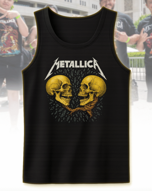 Metallica Sad But True Men Dual Skull T-Shirt, Hoodie, Sweatshirt, Long Sleeve, Tank Top