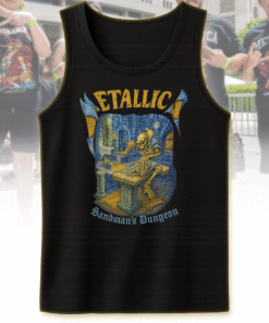 Metallica Sandman’s Dungeon 90s Vintage Single Stitch T-Shirt, Hoodie, Sweatshirt, Long Sleeve, Tank Top