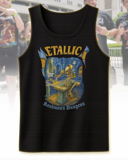 Metallica Sandman’s Dungeon 90s Vintage Single Stitch T-Shirt, Hoodie, Sweatshirt, Long Sleeve, Tank Top