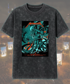 Metallica M72 Tampa 2025 Pop-Up Shop Acid Wash T-Shirt & Hoodie – June 6 & 8 Raymond James Stadium Florida