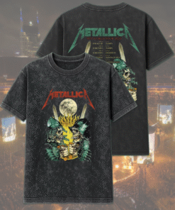 Metallica Lux Æterna M72 World Tour 2025 Two-Sided Acid Wash T-Shirt & Hoodie – Dates & Cities (Unisex S–5XL)