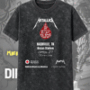 Metallica x American Red Cross Blood Drive Nashville 2025 – Acid Wash T-Shirt / Hoodie (S–5XL)