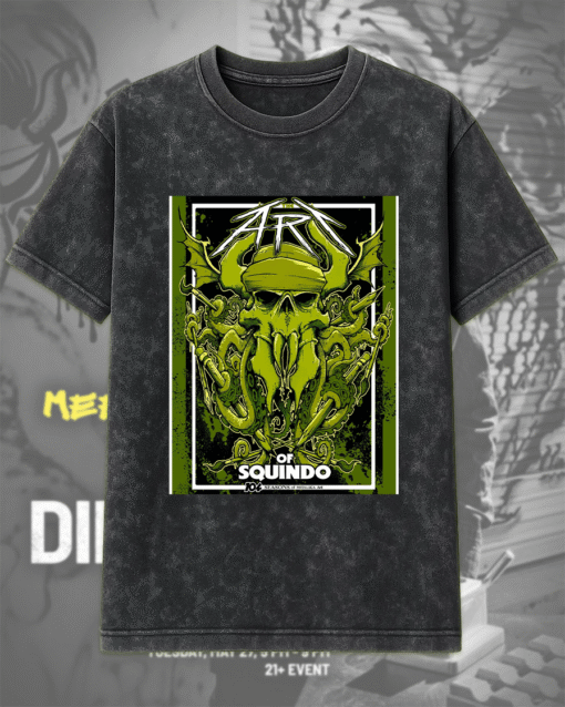 Metallica x Squindo 104 Seasons Art 2025 – Acid Wash T-Shirt & Hoodie (S–5XL) | FadeAxe Exclusive