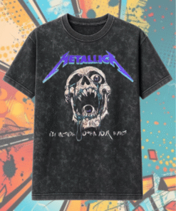 Metallica M72 Tour 2025 – I’m Inside, Open Your Eyes Skull | Retro Acid Wash T-Shirt & Hoodie