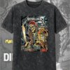 Metallica Pirate Skeleton Acid Wash T-Shirt – Raymond James Stadium Tampa, Florida – June 8, 2025