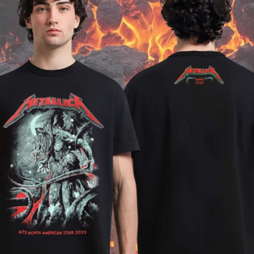 Metallica M72 Tampa 2025 Two-Sided Tour Shirt – June 6 & 8 at Raymond James Stadium – T-Shirt, Hoodie, Sweatshirt, Tank Top, Long Sleeve