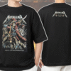 Metallica M72 Tampa Poster Show Design Artwork By Andrew Cremeans – June 6, 2025 North American Tour At Raymond James Stadium Tampa Florida Two Sides Unisex T-Shirt