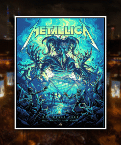 Metallica M72 Atlanta 2025 Pop-Up Shop Poster | Mercedes-Benz Stadium Canvas Print