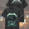 Metallica M72 Syracuse 2025 – Thunder Sea Dragon Two-Sided Acid Wash T-Shirt & Hoodie