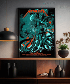 Metallica M72 Tampa 2025 Pop-Up Shop Poster & Canvas – Raymond James Stadium June 6 & 8 | Home Decor