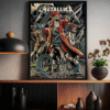 Metallica Pirate Poster – Tampa Florida 2025 Concert Art at Raymond James Stadium
