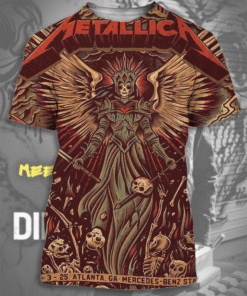 Metallica M72 Atlanta 2025 3D Shirt – All Over Print T-Shirt, Hoodie, Long Sleeve & Tank Top – Mercedes-Benz Stadium Georgia