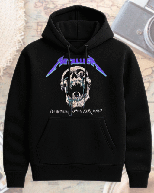 Metallica M72 North American Tour 2025 – I’m Inside, Open Your Eyes Skull Shirt | Retro Washed T-Shirt, Hoodie, Sweatshirt, Long Sleeve & Tank Top
