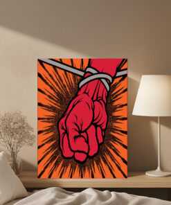 Metallica St. Anger 22nd Anniversary Canvas Poster – 2003 Album Tribute Art