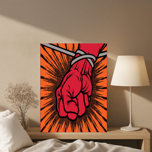 Metallica St. Anger 22nd Anniversary Canvas Poster – 2003 Album Tribute Art