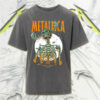 metallica 1996 until it sleeps acid wash tee skeleton demon cross art