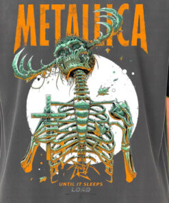 metallica 1996 until it sleeps acid wash tee skeleton demon cross art 2