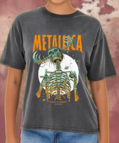 metallica 1996 until it sleeps acid wash tee skeleton demon cross art 3