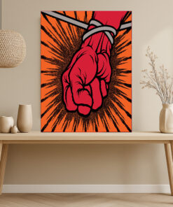 Metallica St. Anger 22nd Anniversary Canvas Poster – 2003 Album Tribute Art