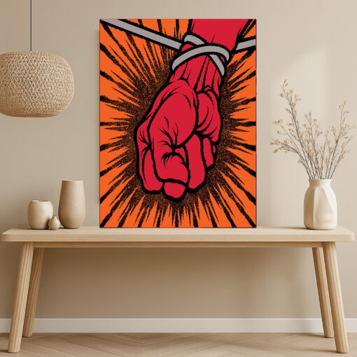 Metallica St. Anger 22nd Anniversary Canvas Poster – 2003 Album Tribute Art