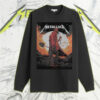 metallica concert tour m72 2025 houston show june 14 grim reaper cowboy long sleeve shirt