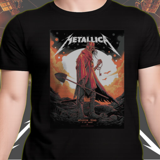 metallica concert tour m72 world tour june 14 2025 houston texas nrg stadium grim reaper key art t shirt 2
