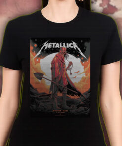 metallica concert tour m72 world tour june 14 2025 houston texas nrg stadium grim reaper key art t shirt 3