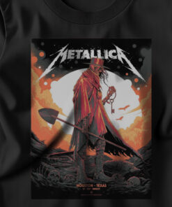 metallica concert tour m72 world tour june 14 2025 houston texas nrg stadium grim reaper key art t shirt 4