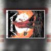metallica houston 2025 flag m72 world tour skeleton cowboy with key tour art flag 2