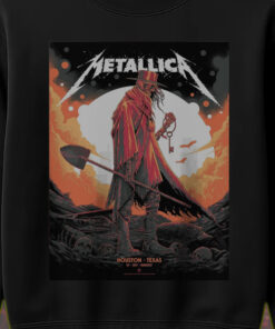metallica m72 houston concert june 14 2025 grim reaper key art sweatshirt 2