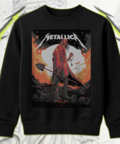 metallica m72 houston concert june 14 2025 grim reaper key art sweatshirt