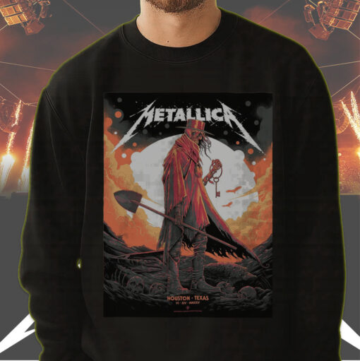metallica m72 houston concert june 14 2025 grim reaper key art sweatshirt 4