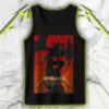 metallica m72 tour 2025 tank top burning demon design north american cities edition