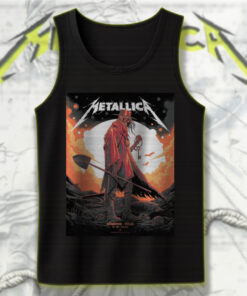 metallica m72 tour houston texas june 14 2025 grim reaper cowboy art tank top