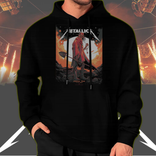 metallica m72 world tour houston texas june 14 2025 skeleton cowboy design hoodie 3