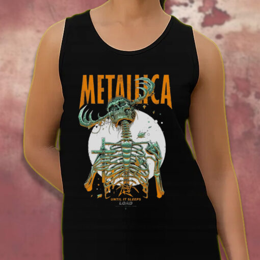 metallica until it sleeps 1996 load era skeleton cross art tank top 3