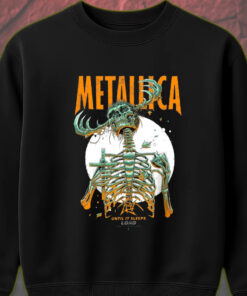metallica until it sleeps 1996 skeleton demon design sweatshirt 1