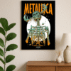 metallica until it sleeps poster load album art skeleton cross demon wall print canvas 2