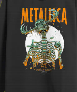 metallica until it sleeps skeleton cross design load 1996 long sleeve shirt 2
