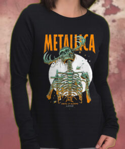 metallica until it sleeps skeleton cross design load 1996 long sleeve shirt 3
