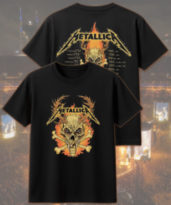 Metallica M72 World Tour 2025 Two-Sided Shirt & Hoodie – Tour Dates & Cities List
