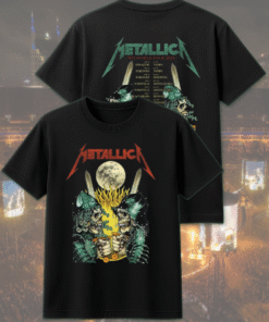 Metallica Lux Æterna M72 World Tour 2025 Dates & Cities – Double-Sided T-Shirt / Hoodie / Sweatshirt / Long Sleeve / Tank Top (Unisex, S–5XL)