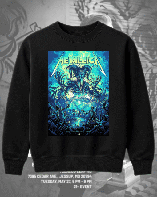 Metallica M72 Atlanta 2025 Pop-Up Shop T-Shirt | June 3 at Mercedes-Benz Stadium | Limited Tour Edition