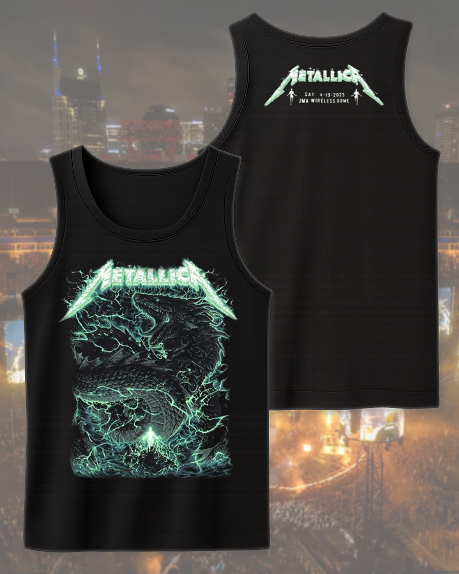Metallica M72 Syracuse NY 2025 – Thunder Sea Dragon Art Two-Sided T-Shirt, Hoodie, Sweatshirt, Long Sleeve, Tank Top