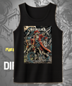 Metallica M72 Tampa 2025 Tank Top – Pirate Skeleton Artwork by Andrew Cremeans – Limited Edition Concert Merch